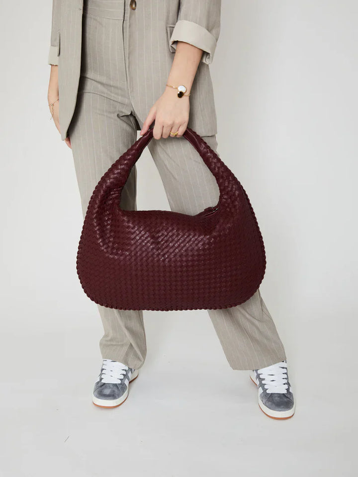 Burgundy Bliss - Slouchy Bag