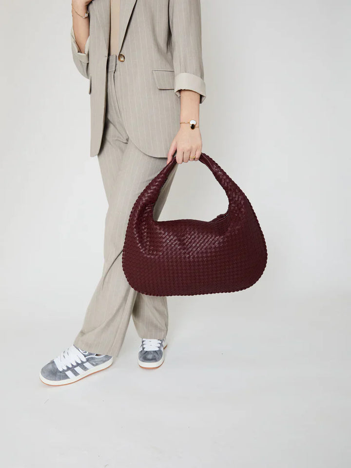 Burgundy Bliss - Slouchy Bag