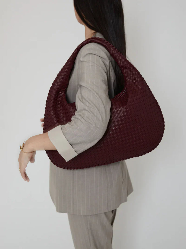 Burgundy Bliss - Slouchy Bag