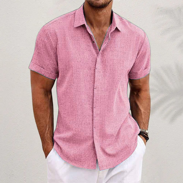 Giancarlo™ | Linen Short-Sleeved Shirt