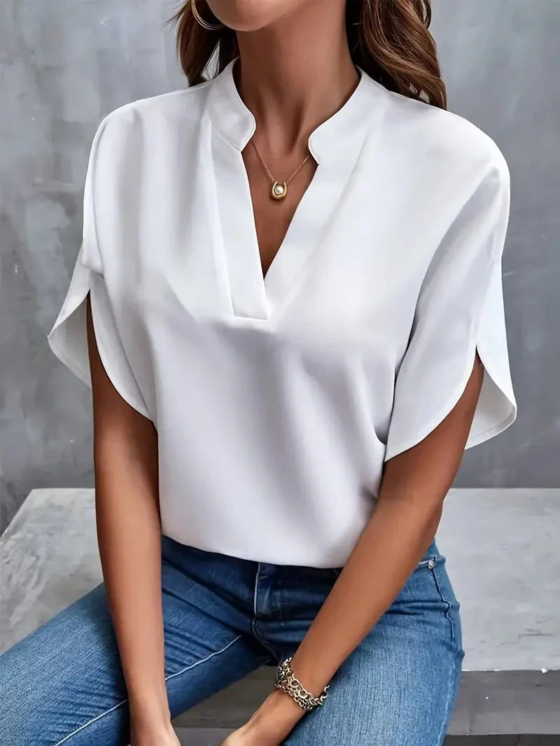 VOGUE™ - Classic V-Neck Top