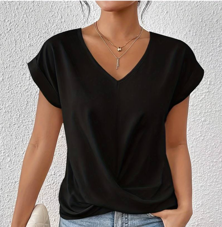 Sam | V-Neck Belly Covering Top (Buy 1 Get 1 Free)