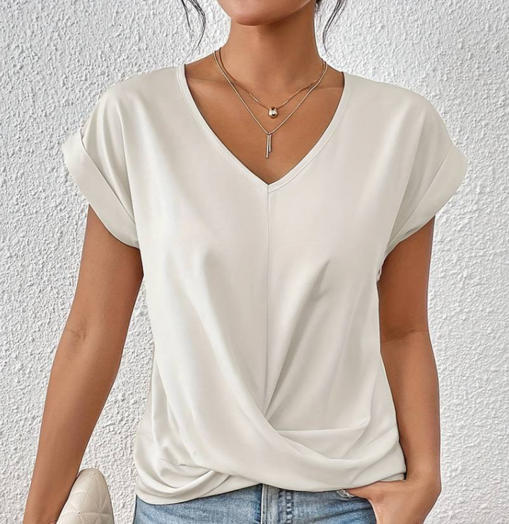 Sam | V-Neck Belly Covering Top (Buy 1 Get 1 Free)