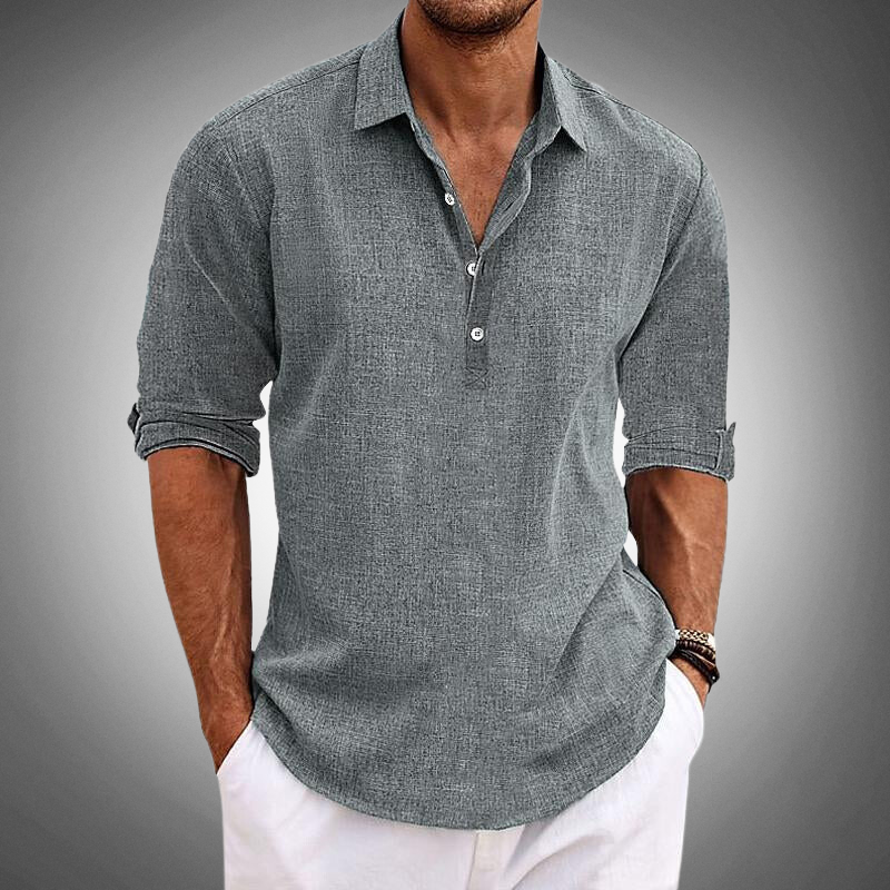 Liam™ | Classic Linen Shirt