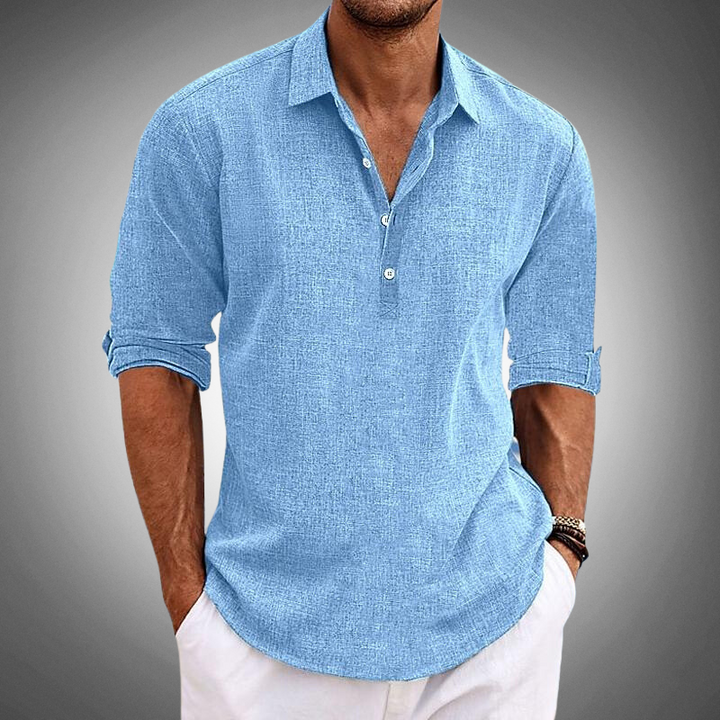 Liam™ | Classic Linen Shirt