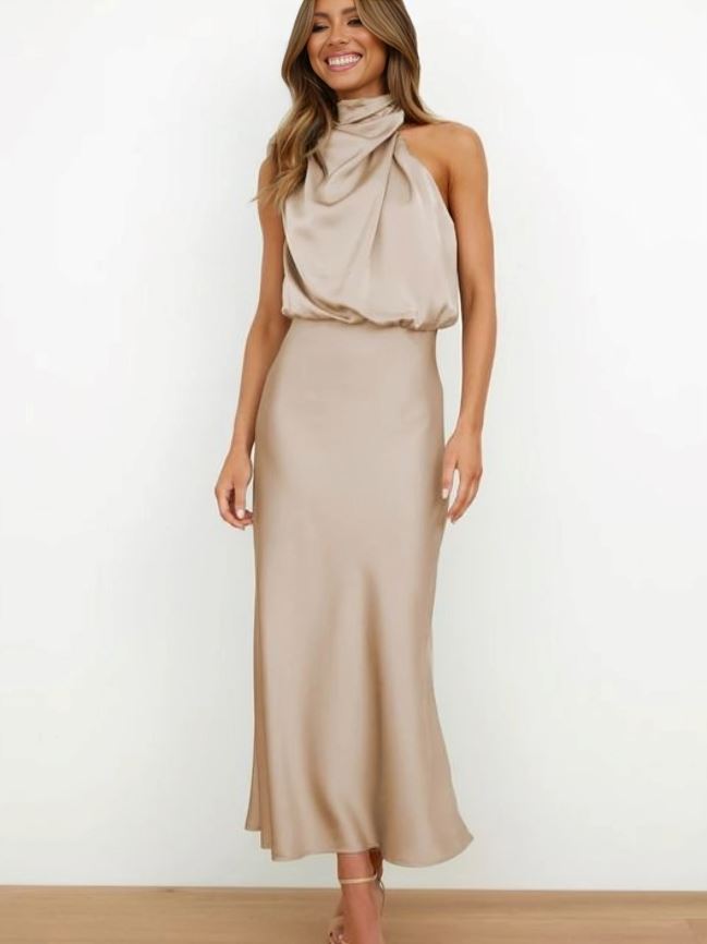 ALESSIA™ | Elegant Silk Dress