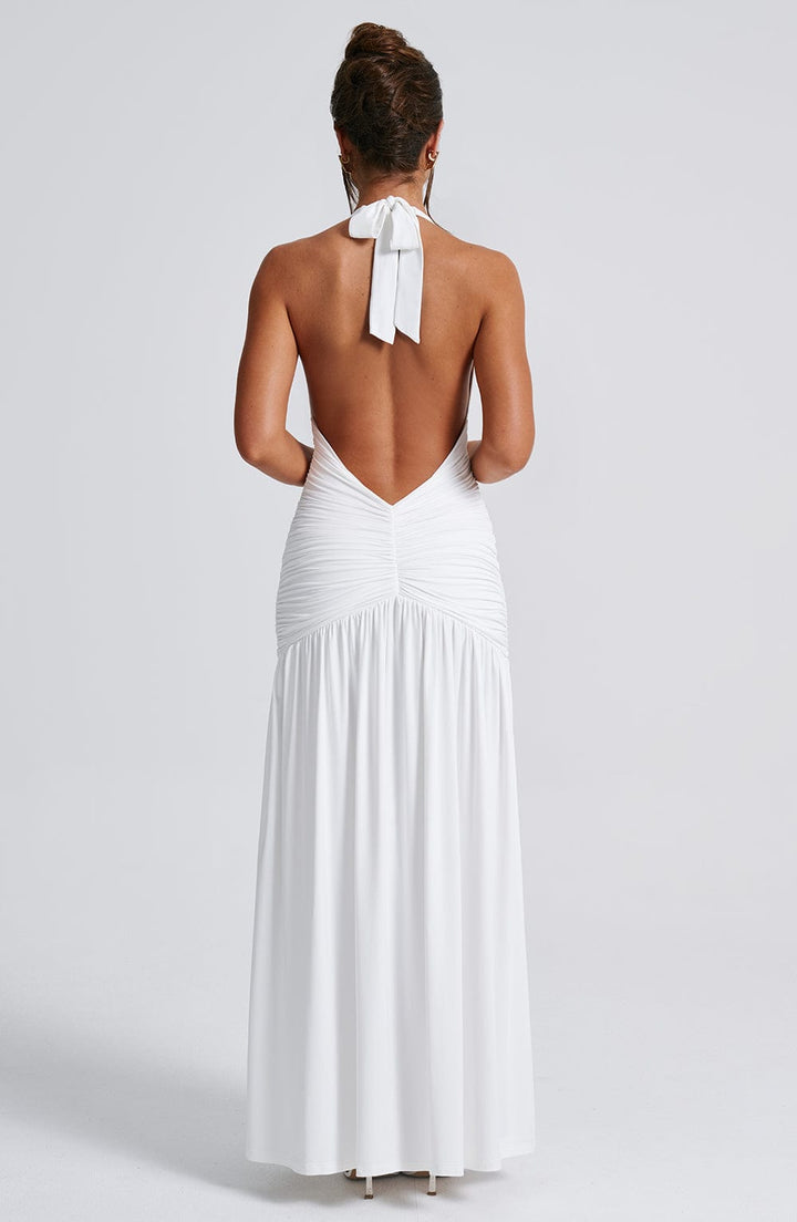 ANGELINA MAXI DRESS - WHITE